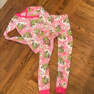 Hanna Anderson girls holiday pajamas sz 10